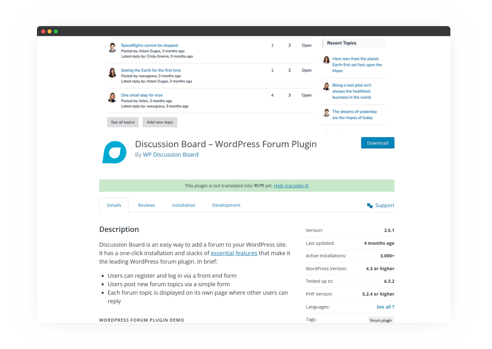 Discussion Board – WordPress Forum Plugin
