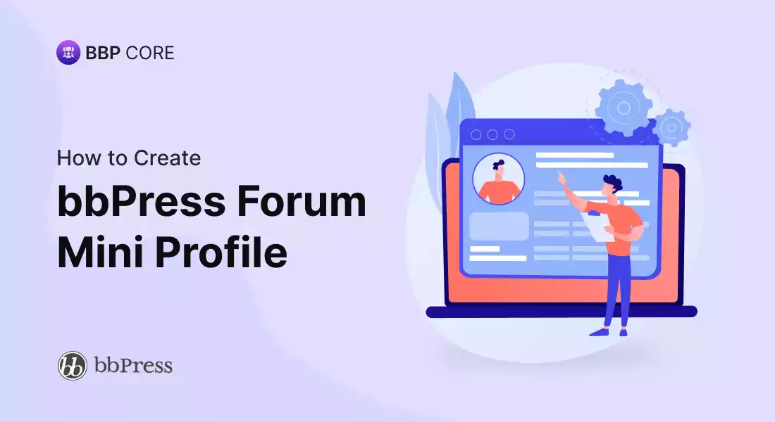 How to Create bbPress Forum Mini Profile