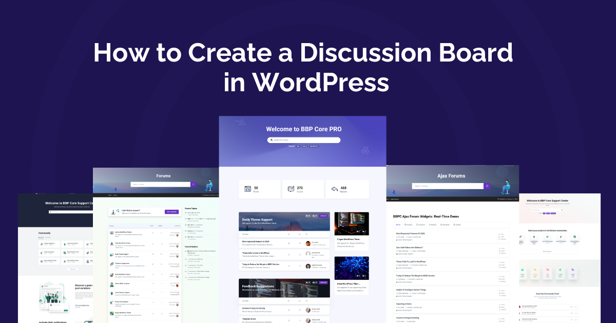 Create a Discussion Board