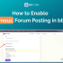 Anonymous Forum Posting