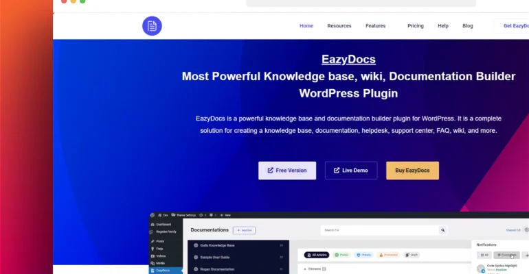 EazyDocs - Best Documentation Plugin