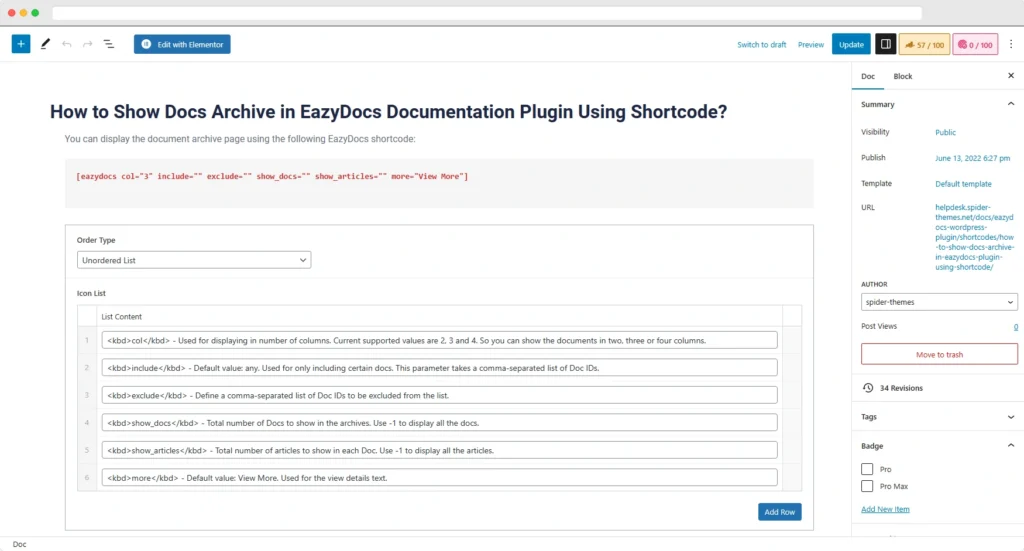 EazyDocs - Best Documentation Plugin