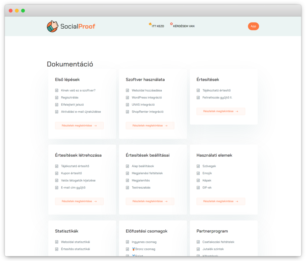 Built-with EazyDocs - Socialproof Documentation