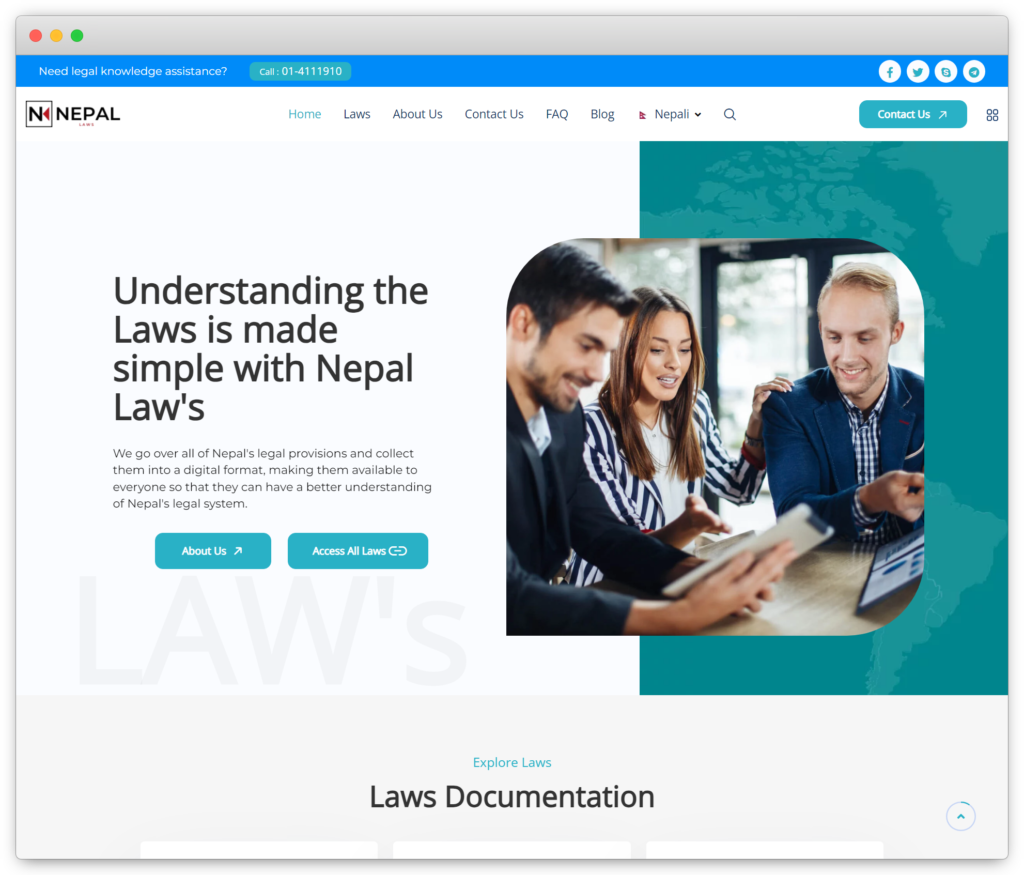 Built-with EazyDocs - Nepallaws Documentation