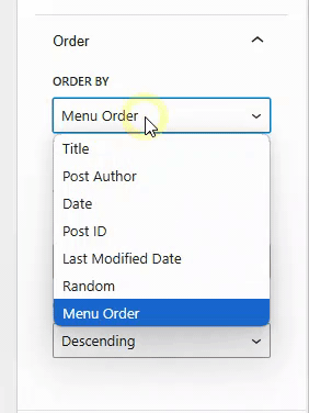 order
