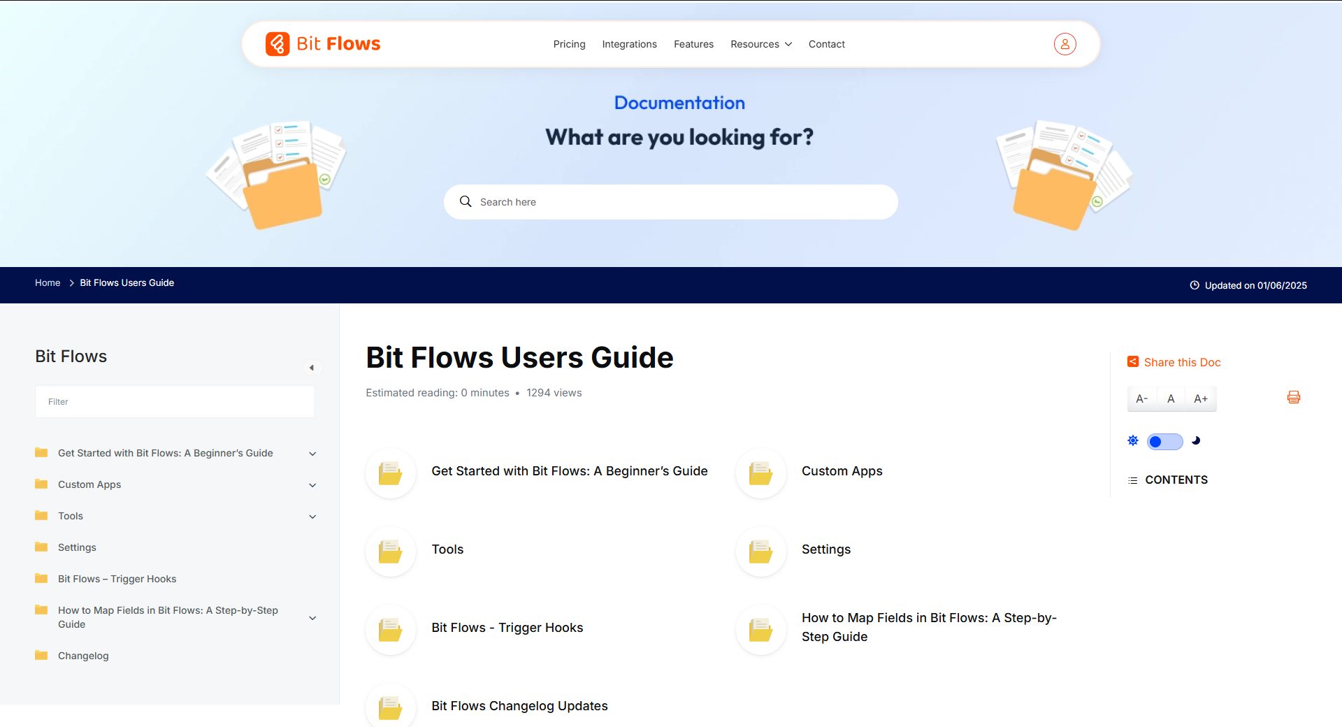 Bit Flows