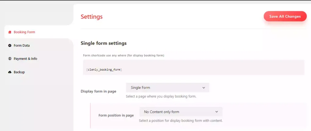 Cleanly WordPress Plugin Settings Panel