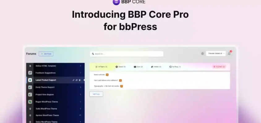 BBP Core Pro for bbPress: