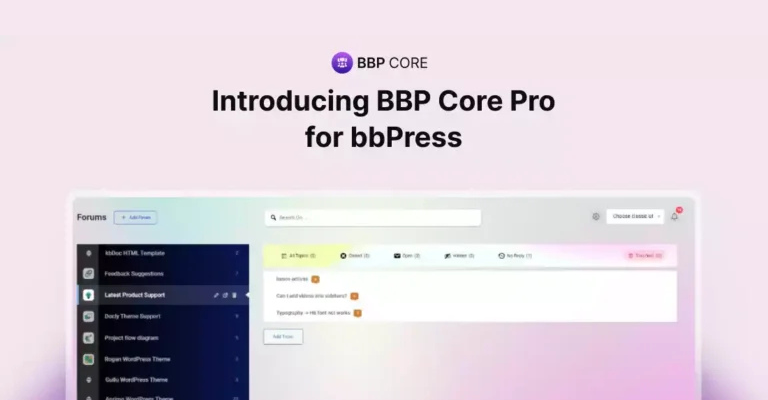 Introducing BBP Core Pro for bbPress |